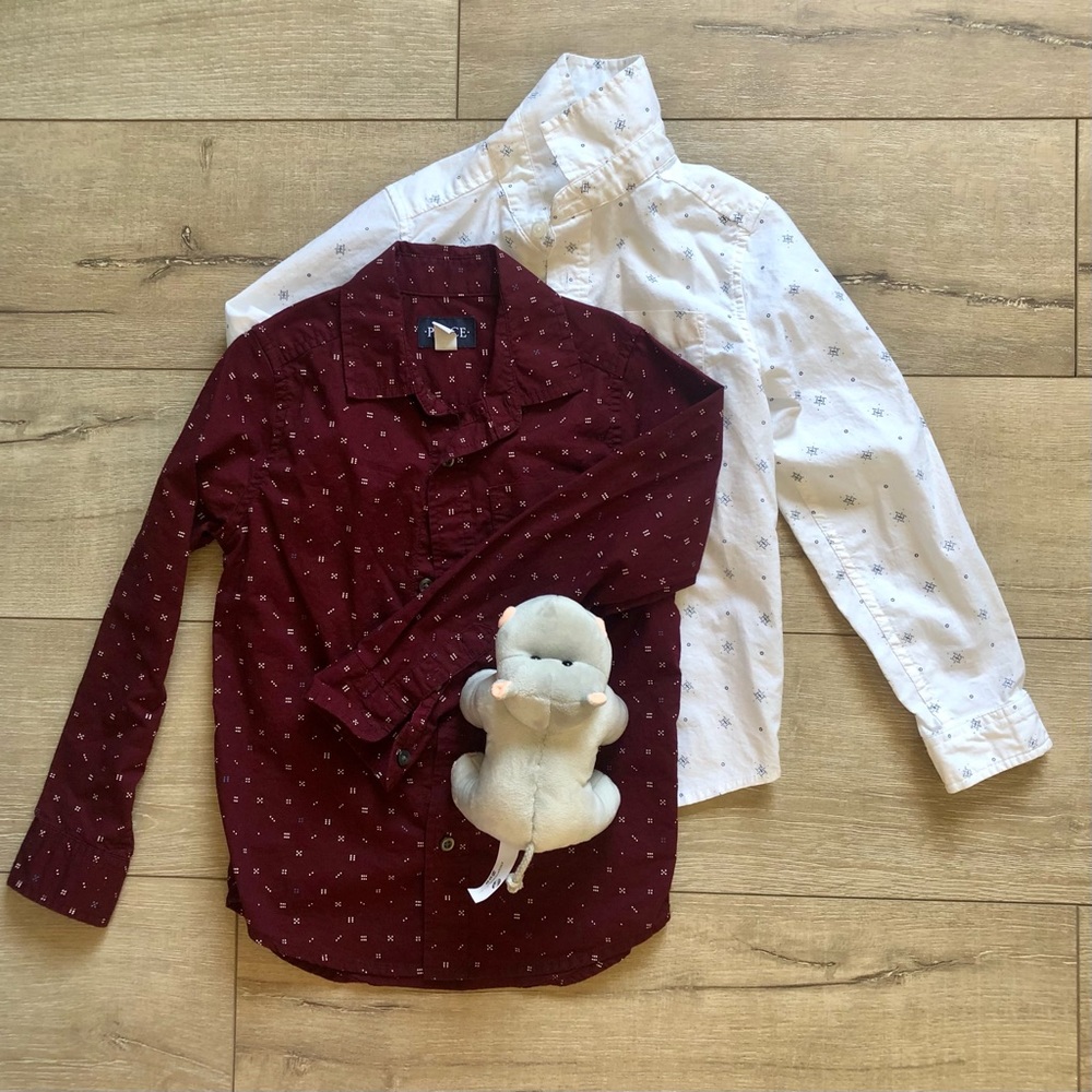 Boys’ Button Down Shirt; long sleeved